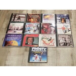 13 Christmas Xmas CDs Holiday Music Collection Lot Johnny Cash The Judds Doris D